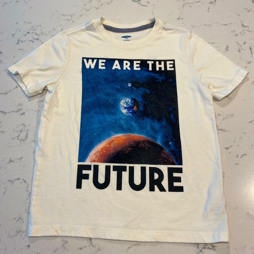 Old Navy Boys M(8) Space Shirts